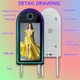 thumbnail image 3 of LivFiv Portable Magic Mirror Selfie Photo Booth 32 inch Touch Screen for Party Events Wedding, 3 of 9