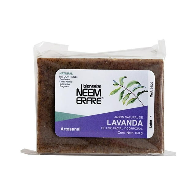 Jabón de Lavanda natural y artesanal Bienestar NEEM ERFRE 150 g