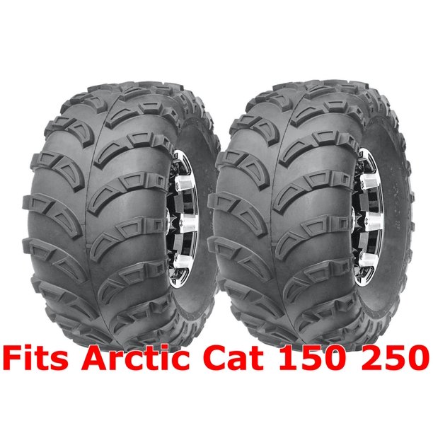 2 22x10 10 Arctic Cat 150 250 Sport Atv Rear Tires Set Mud 6pr Walmart Com