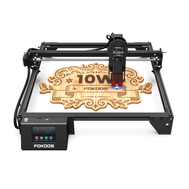 FOKOOS FE10 10W Laser Engraver, 60W Machine with 3.5