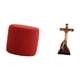 thumbnail image 5 of Escabel,Reposapiés pequeño,taburete otomano,sofá,taburete de té,Estatua católica,Estatua de la Virgen María Figura Colección Religiosa,Figura de la cruz de Jesús Escultura católica, 5 of 8