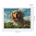 thumbnail image 2 of Diamond Art Kits for Adults, Happy Dog In Flower FieldDiamond Painting Kits for Beginners, Frameless Round 5D Full Drill Diamonds Art Pictures Gem Art Crafts Home Decor Gifts, 2 of 8