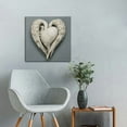 thumbnail image 2 of ONETECH Posters Angel Wings Wall Art Heart Shaped White Wings Painting Angel Wings Poster Canvas Painting Posters And Prints Wall Art Pictures for Living Room Bedroom Decor 16x16inch(40x40cm), 2 of 4
