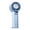 Sky Blue, variant on Pebbuoy Handheld Cooling Fan Mini Air Conditioner Low Noise Rechargeable Speed Adjustable Powerful Small Portable Fan