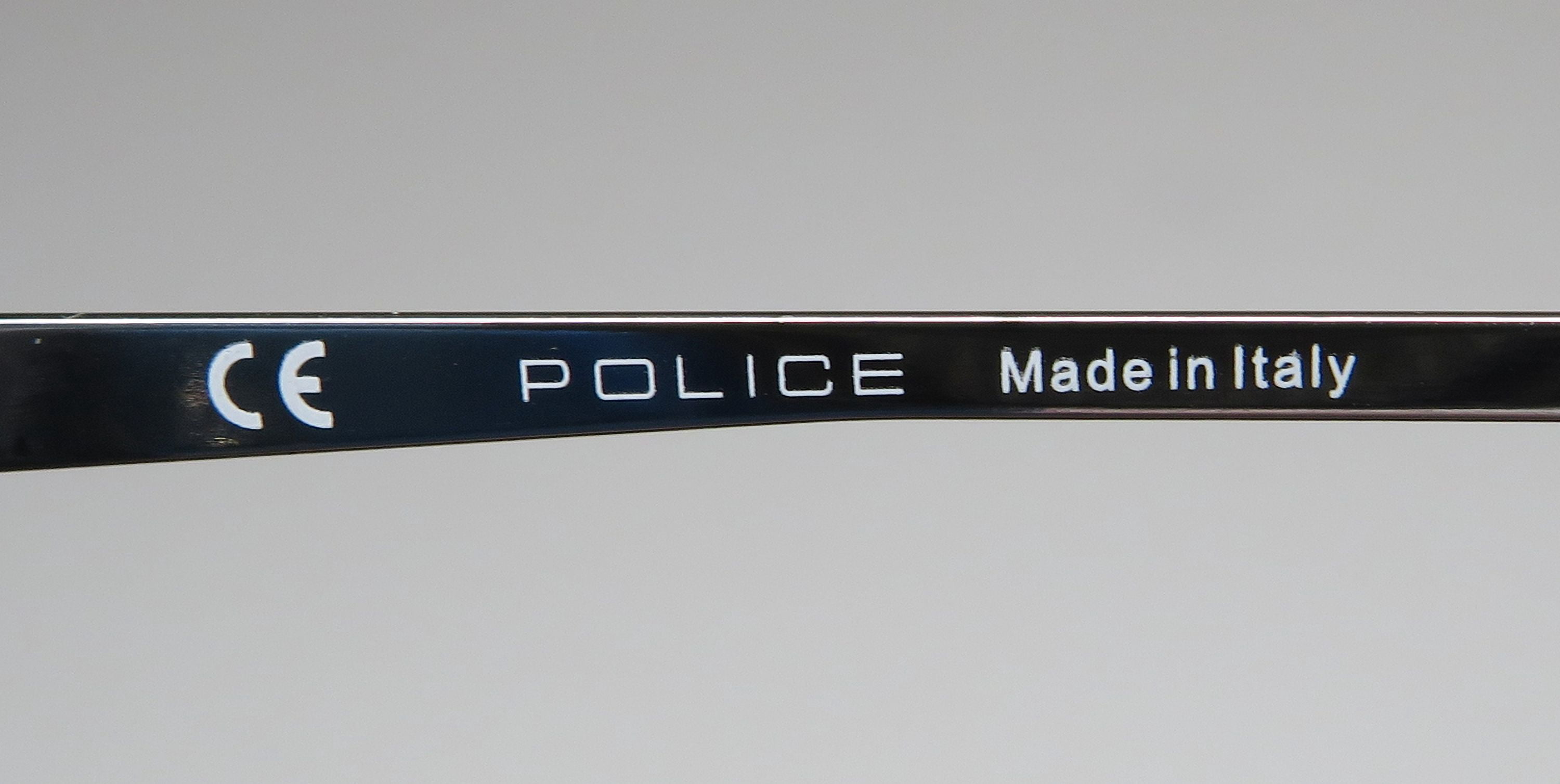 POLICE SPL569V SUNGLASSES HEAVY BROWLINE LOOK STYLE 100% UV RAYS PROTECTION MENS
