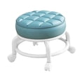 thumbnail image 4 of Taburete de rodillo giratorio de 360 ​​ degree taburete de pedicura fácil de mover silla giratoria de ruedas giratorias para salones para salones barberos azul, 4 of 9