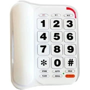 Phones for Seniors with Dementia, P-46 Amplified Corded Phone with Speakerphone for Elderly Home Landline