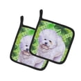 thumbnail image 1 of Carolines Treasures BB9822PTHD Bichon Frise St.Patricks Pair of Pot Holders, 1 of 1
