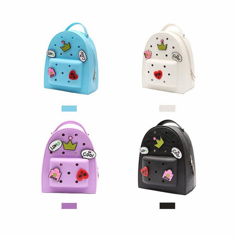 Spring Sale Clog Silicone Jelly Backpack With Charms Cute  display picture 3