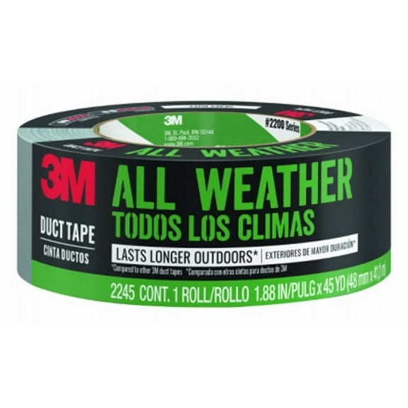 Scotch All Weather Duct Tape - Durable, Multicolor - 1.88 In. x 40 Yds.