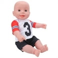 thumbnail image 4 of ROPA DE MUñeca, Tela de Tela Muñecas Babys Ropa Hecha A Mano Exquisita Para El Hogar para El Estudio de Arte, 4 of 7