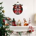 thumbnail image 3 of Eveokoki 12" Christmas Wall Decor,Christmas Decorations Wreath, Buffalo Plaid Hanging Sign Rustic Wooden Holiday Decor for Front Door Porch Window Wall Farmhouse Indoor Outdoor Decorations, 3 of 5