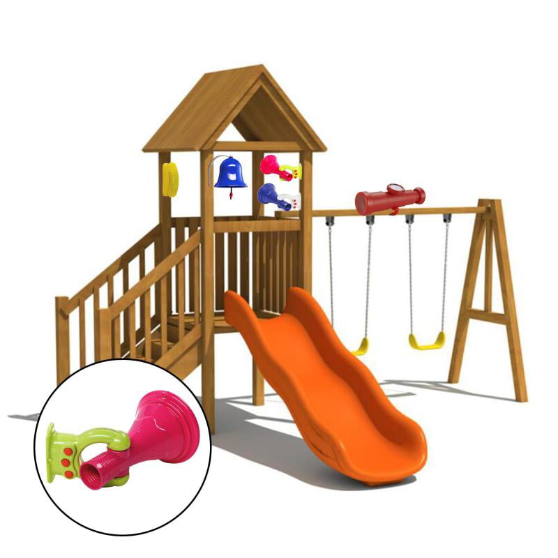 Plastic Kids MEGAPHONE with SOUNDS Climbing Frame Playground Accessory NEW! 