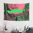 thumbnail image 2 of Easygdp Neon Desert Moon Tapestry Wall Hanging, Wall Tapestries for Bedroom Aesthetic Living Room Office Decor 60x40in, 2 of 8