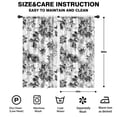 thumbnail image 2 of Blackout Kids Curtains,Pioneer Flower Floral Print Pattern Childrens Insulated Curtains Set Of 2,Bedroom Essentials,Toddler Room Decor 42"x84", 2 of 5