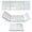 White, variant on Fmxomd Mini Folding Keyboard Wireless Portable Universal Foldable Keyboard with touchpad for android/IOS/Tablet