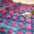 thumbnail image 5 of Ladole Rugs Stylish Contemporary Elegant Smooth Boston Collection Carpet Area Rug in Geometric Pattern in Pink, 5x8(5'3" x 7'6", 160cm x 230cm), 5 of 6