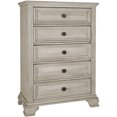thumbnail image 4 of Cambridge Heritage 5-Piece Bedroom Suite: Queen bed, Dresser, Mirror, Chest, and Nightstand, Light Wash, 4 of 7