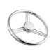thumbnail image 1 of Sidaley Volante de barco de acero inoxidable, espejo pulido de 342mm, eje de 3/4 pulgadas, barcos de pesca al aire libre, accesorios de Hardware para Bombillas para automóviles Sidaley VI001886-00, 1 of 6