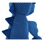 Play 365 Dog Toys Jurassic Cord Crew Sit T-Rex Blue Large