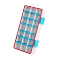 thumbnail image 1 of Caja de aparejos de pesca, contenedor para equipo de pesca, 21 compartimentos con compartimentos extraíbles Azul, 1 of 9
