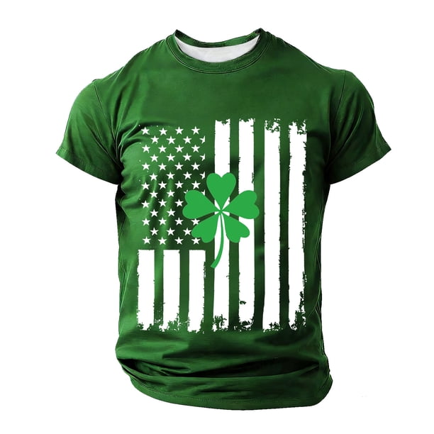 Mens Camisetas Casual Cuello Redondo Impresión Suéter Fitness Manga Corta Deportes Camisetas Hombres
