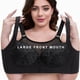 thumbnail image 5 of Puntoco Sujetadores cómodos para mujer Copa ABCDEFG Sujetador con hebillas delanteras con estampado de leopardo para mujer Sujetador sin cierre de acero, 5 of 5