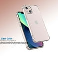 thumbnail image 5 of Njjex iPhone 13 / iPhone 13 Mini / iPhone 13 Pro Max Clear Case, Apple iPhone 13 Pro Max Mini Crystal Clear Clear Shock Absorption Technology Bumper Soft TPU Cover Case -Clear, 5 of 10