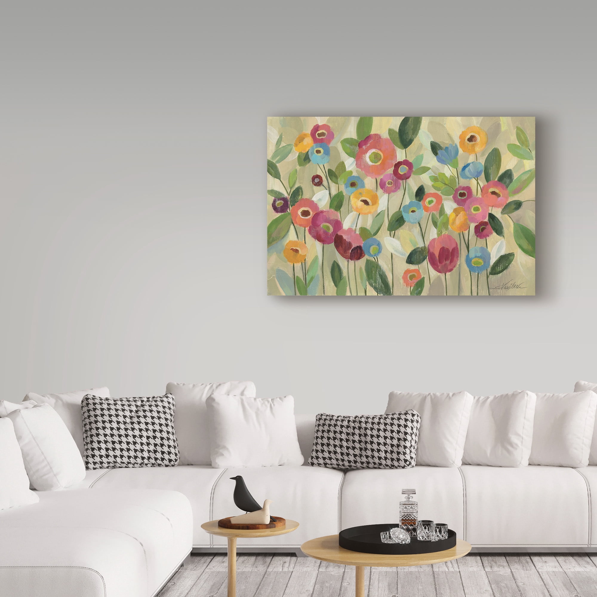 Trademark Fine Art 'Fairy Tale Flowers V' Canvas Art by Silvia Vassileva