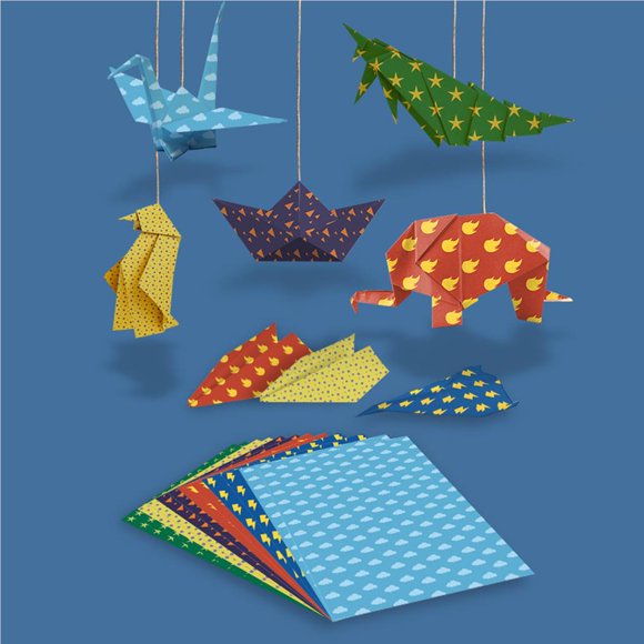 Kids 3D Multicolor Paper Airplane Planes Fold 3D Multicolor Paper Toys Kindergarten Handicraft Aircraft Toys Children DIY Gifts