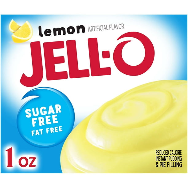 Jell-O Lemon Sugar Free & Fat Free Instant Pudding & Pie Filling Mix, 1