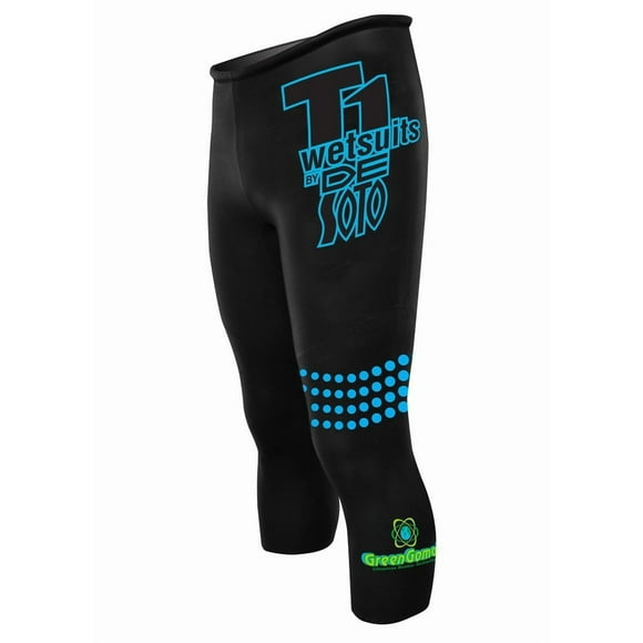 De Soto T1 Speed Tube Pant Triathlon - ST3 (Noir, Taille 5)
