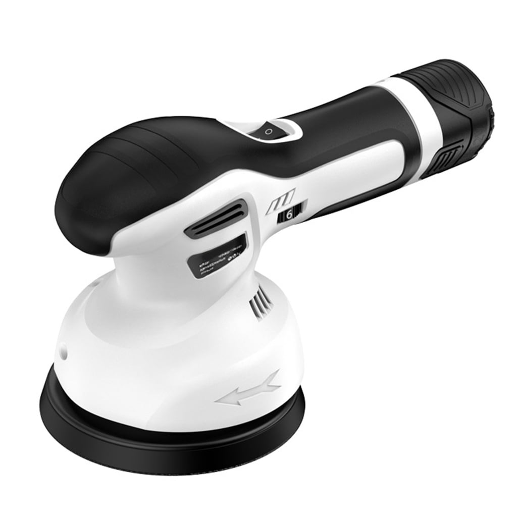 Cordless Car Buffer Polisher Lithium Rechargeable Battery Brushless Polisher with 6 Variable Speed Portable Polisher
