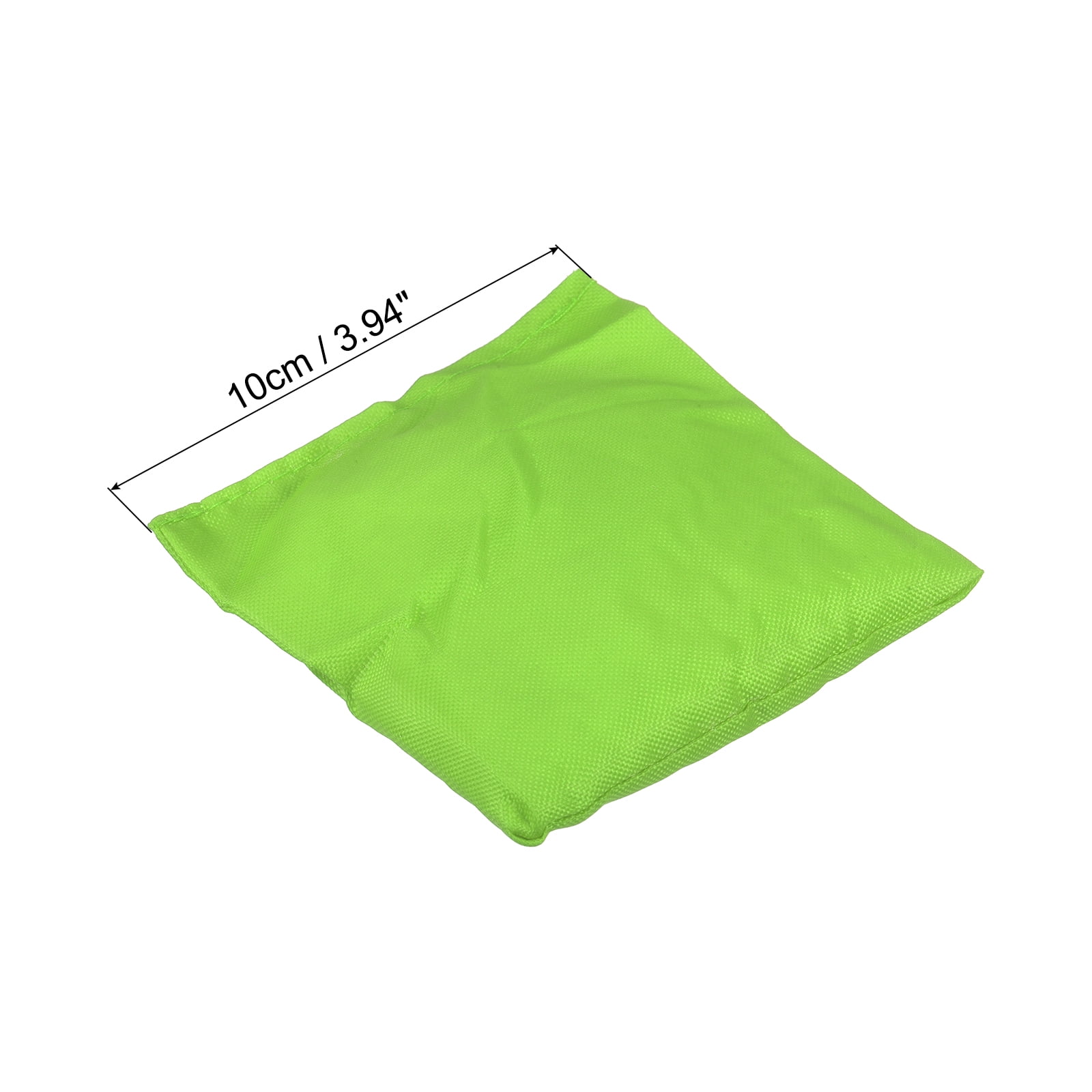 Uxcell Cornhole Bean SandBags Canvas Outdoor Party Hand Tossing Game, Green 5 Pack