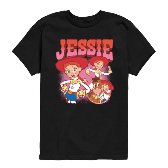 Toy Story - Jessie Toy Story Bootleg - Youth Boys Short Sleeve Graphic T-Shirt