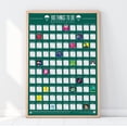 thumbnail image 1 of Gift Republic 100 Things to Do Bucket List Scratch Poster, Green, GR630006, 1 of 9