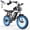 T2MINI/48V 15.6Ah, variant on T2 Ebikes for Adults, 750W Motor 28MPH Electric Bike, Up to 70 Miles Range, 48V 15.6Ah Battery 20" Fat Tire Mountain E-Bike, Full Suspension, NFC Unlock, Class 3