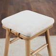 Better Homes & Gardens Springwood Barstool, Set of 2, Light Honey