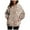 Wine 6, variant on Womens Pius Size Fleece Camo Hoodies Fashion Maple Leaf Hooded Sweatshirt Casual Long Sleeve Fall Pullover Tops With Pockets Blue L