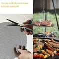 thumbnail image 4 of Versatile Application Grill Mesh Mat, Gray Non-Stick and High-Temperature-Resistance PTFE Baking Liners for Easy Clean, Reusable for Grill, Oven, or Smoker (5Pcs), 4 of 5