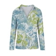 thumbnail image 4 of Blusa informal con estampado de manga larga y cuello vuelto para mujer a la moda Fridja  fjkfkj8000, 4 of 5