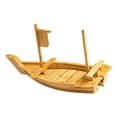 thumbnail image 5 of CarpNettore Wooden Sushi Boat Multifunctional Serving Board for Restaurant Home Ceremony 60x21cm, 5 of 8