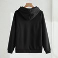 thumbnail image 5 of UOCUFY Oversized Hoodies for Women Fall Mock Neck Long Sleeve Casual Comfort Sweatshirts Winter y2k 2026 Cute Sweatshirt Black,Size M, 5 of 9