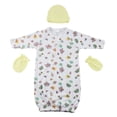 thumbnail image 1 of Gown, Cap and Mittens - 3 Pc Set, 1 of 3
