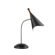 Adesso Home Draper Incandescent Adjustable Gooseneck Desk Lamp 18.5"H Black (3234-01)