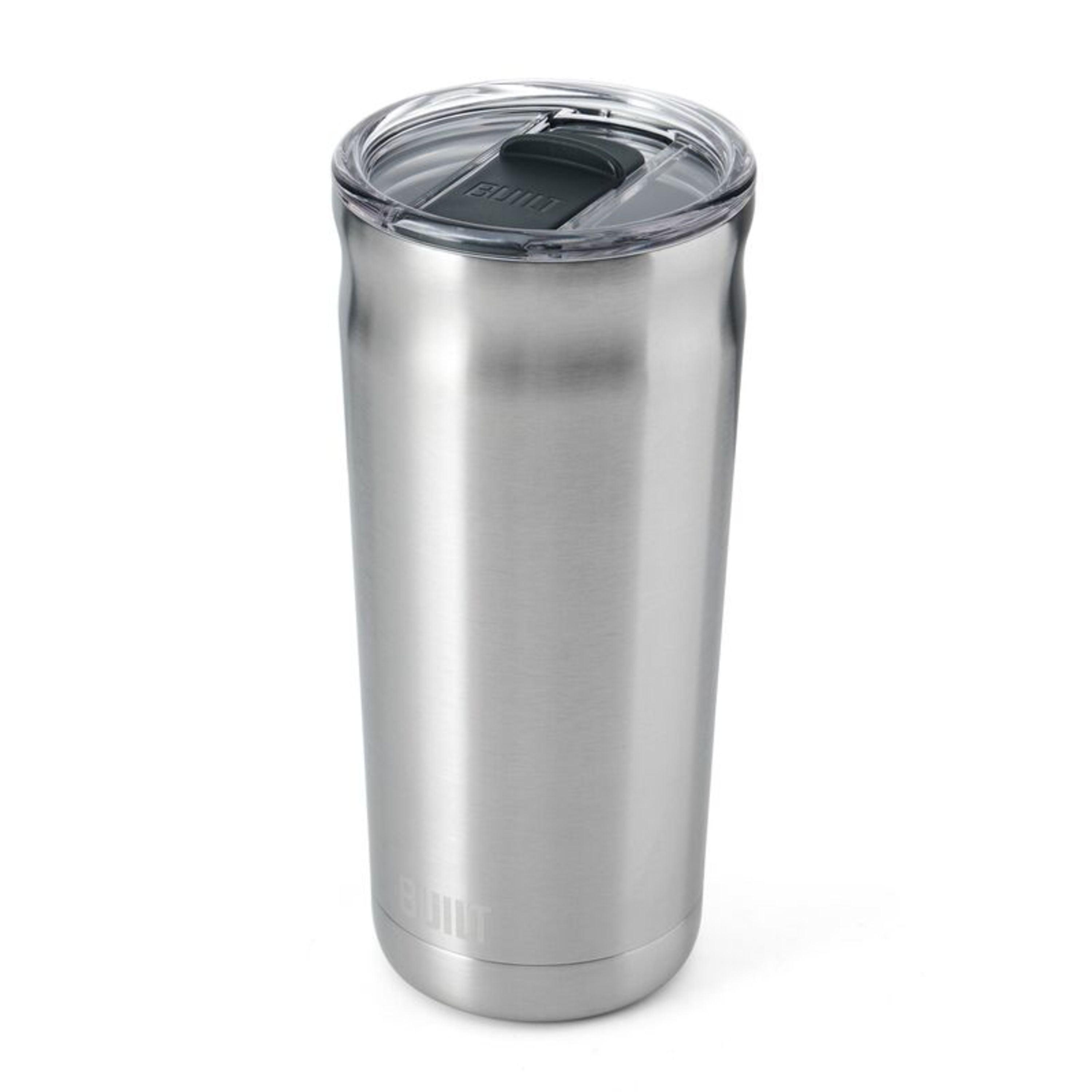 (3 pack) BUILT Torrent 20 oz Double-Wall Insulated Stainless Steel Tumbler Water Bottle, Stainless Steel