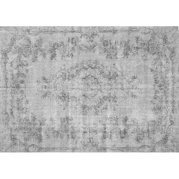 Ahgly Company Indoor Rectangle Persian Gray Traditional Area Rugs, 7' x 10'