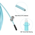 thumbnail image 4 of Uxcell Speed Jump Rope Adjustable Speed Skipping Rope with Storage Bag and Spare Parts Lake Green, 4 of 6