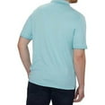 thumbnail image 2 of English Laundry Mens Short Sleeve Knit Polo Shirt, Turquoise Blue, Large, 2 of 3