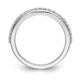 thumbnail image 2 of Solid 14K White Gold Diamond Wedding Band Ring Size 8 (.44 cttw.), 2 of 8